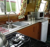 The Ginger4a canal boat The Ginger4a canal boat