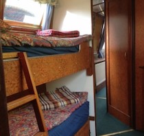 The Ginger8 canal boat