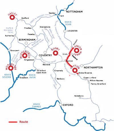 The Stoke Bruerne And Return From Market Harborough.php cruising route map The Stoke Bruerne And Return From Market Harborough.php cruising route map