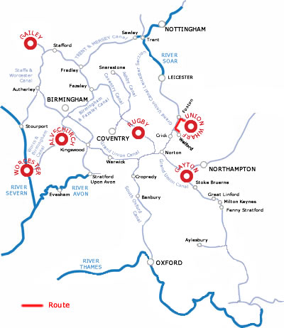 The Welford And Return From Market Harborough.php cruising route map The Welford And Return From Market Harborough.php cruising route map